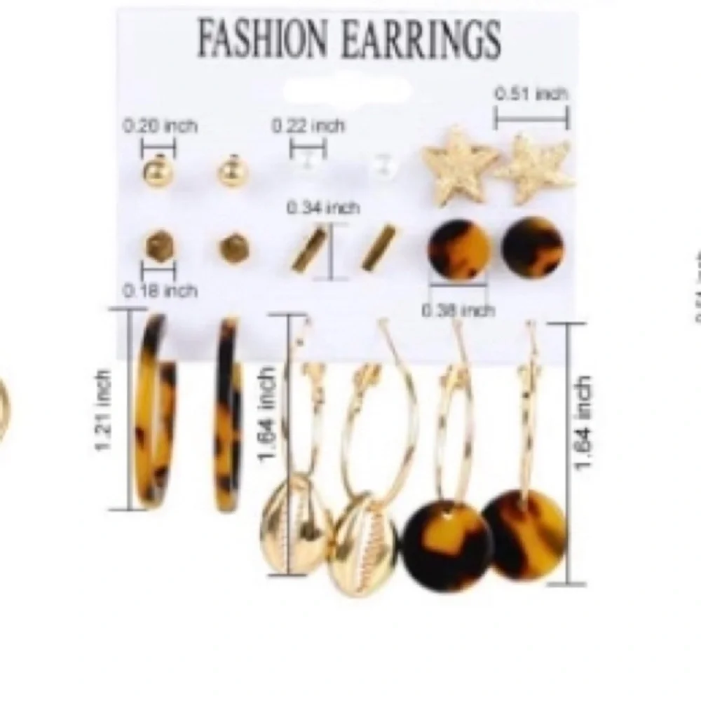 18 pairs of earrings!!!